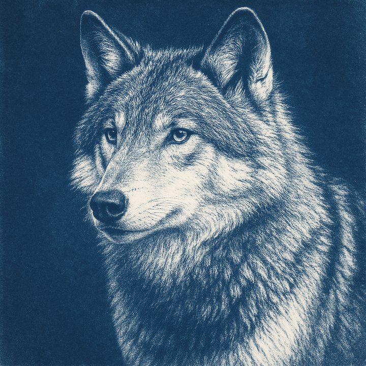 Cyanotype Blueprint